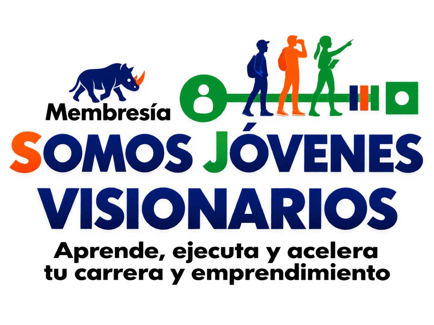 Logotipo de Membresía Somos Jóvenes Visionarios